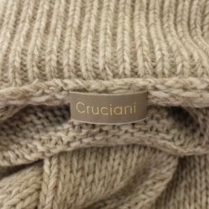 Cruciani ニット ローゲージ タートルネック 46 ベージュ