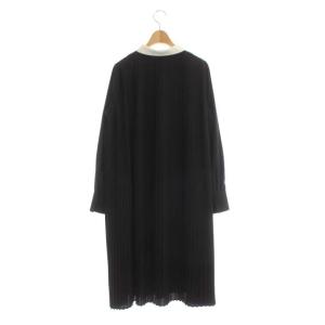 CELFORD 21AW Aラインプリーツワンピース 38 ブラック