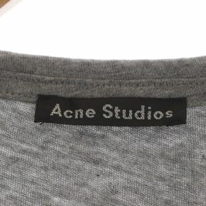 Acne Studios フェイス パッチ Tシャツ XS グレー