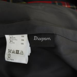 Diagram GRACE CONTINENTAL スカート タイト チェック 38 レッド