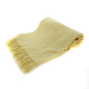 Acne Studios ストール マフラー フリンジ ウール イエロー