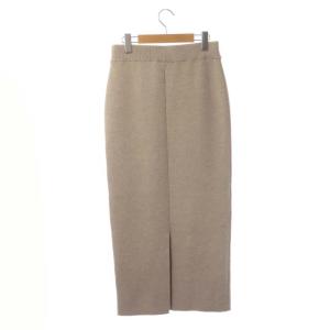 EVERYDAY I LIKE スカート ニット 38 ライトブラウン