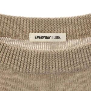 EVERYDAY I LIKE ニット ライトブラウン