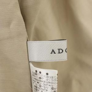 ADORE 20SS ライトグログランオーバーブラウス シャツ 長袖 リボン 38 ベージュ