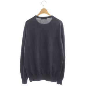 Cruciani WAKO ニット クルーネック 48 ネイビー