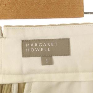 MARGARET HOWELL 8 WALE CORDUROY コーデュロイパンツ テーパード ロールアップ ジッパーフライ 1 ライトベージュ