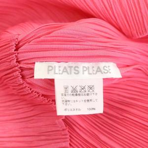 PLEATS PLEASE ISSEY MIYAKE ISSEY MIYAKE トップス プリーツ 半袖 ショートスリーブ ハイネック ピンク