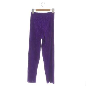 PLEATS PLEASE ISSEY MIYAKE ISSEY MIYAKE プリーツパンツ ストレート イージー 1 パープル