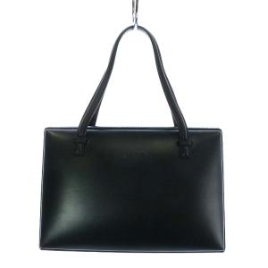 LOEWE ハンドバッグ がま口 レザー ブラック