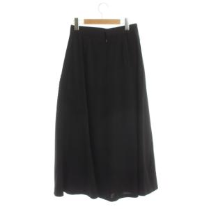 AKIRANAKA 21AW WANDA PINTUCK SK スカート ロング フレア プリーツ 切替 2 ブラック
