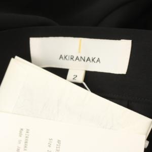 AKIRANAKA 21AW WANDA PINTUCK SK スカート ロング フレア プリーツ 切替 2 ブラック