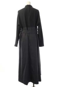 ADORE ソフトフラノワンピース ロング 38 ブラック