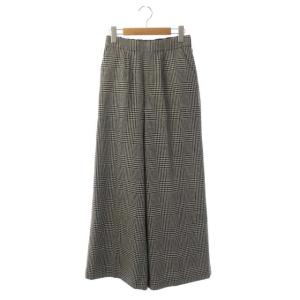 21AW CORDURA TWEED センタープレスゴムワイドTR ワイドパンツ 36 グレー