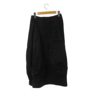 ENFOLD 21AW メモリーグログラン バルーンヘムSKIRT 38 黒