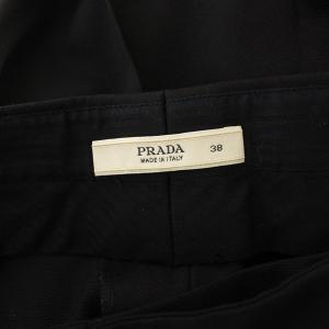 PRADA パンツ フレア 38 ブラック