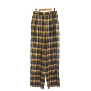 チェックタックパンツ ワイドパンツ 6 マルチカラー