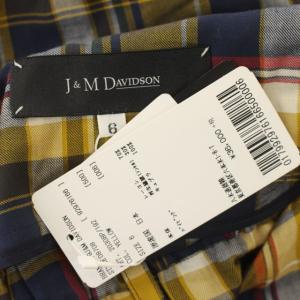 J&M DAVIDSON チェックタックパンツ ワイドパンツ 6 マルチカラー