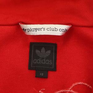 adidas Originals James Hunt トラックジャケット ジップアップ 刺繍 ワッペン XS レッド