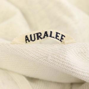 AURALEE 22SS LIGHT FLOWY SWEAT Parka パーカー スウェット 長袖 プルオーバー 3 白 ホワイト