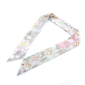 ツイリー Bingata 紅型 SA/VIEUX スカーフ シルク ピンク