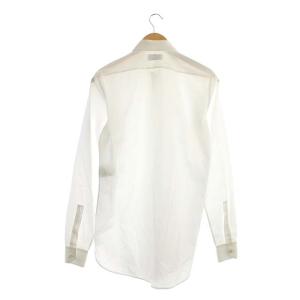 SAINT LAURENT PARIS 比翼ボタン シャツ ワイシャツ 長袖 39 ホワイト