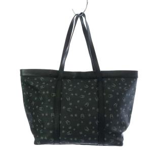 lucien pellat finet トートバッグ スカル ヘンプ PVC ブラック