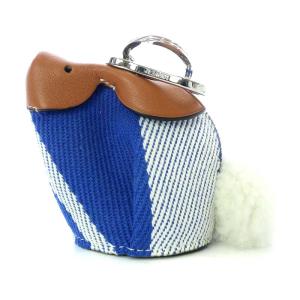 バニーチャーム Bunny Charm コインケース チャーム キーホルダー キャンバス バイカラー