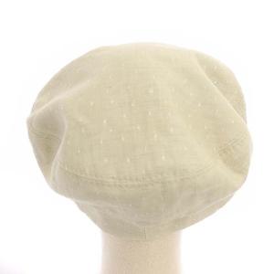 HELEN KAMINSKI 帽子 リネンキャスケット ONESIZE アイボリー