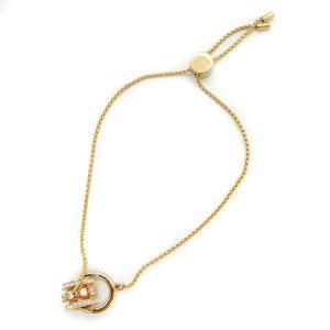SWAROVSKI スワロブレスレット ストーン ピンクゴールド