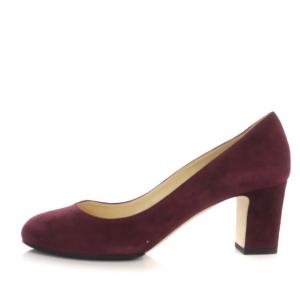 JIMMY CHOO billie パンプス ラウンドトゥ チャンキーヒール 25cm パープル