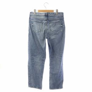 upper hights HERS パンツ デニム ジーンズ クロップド USED加工 26 青 ブルー 187217