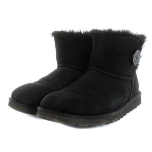 ベイリー ムートン ブーツ ショート 25cm ブラック