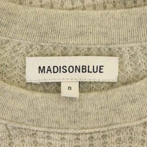 MADISONBLUE ニット カシミヤ ワッフル 0 グレー