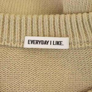EVERYDAY I LIKE 20SS ニット クルーネック ベージュ
