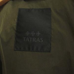 TATRAS FALEA スプリング モッズコート フード ナイロン 02 カーキ LTK20S4247