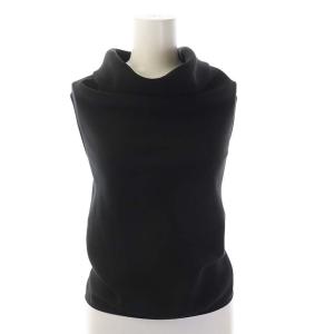 Martin Margiela 1 2019年製 Cowl Neck Apron Top カットソー ノースリーブ  38 ブラック