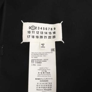 Martin Margiela 1 2019年製 Cowl Neck Apron Top カットソー ノースリーブ  38 ブラック