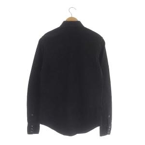 SAINT LAURENT PARIS 20年 クラシックウエスタン長袖シャツ ブラックデニム コットン XS 黒 ブラック