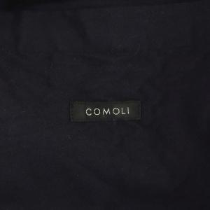 COMOLI 21AW テーラードジャケット シルク混 3B シングル 3 ネイビー