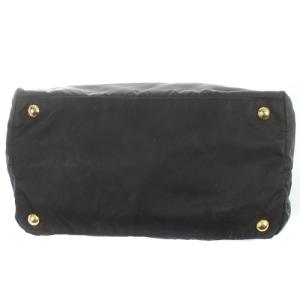 PRADA トートバッグ ハンドバッグ ロゴ リボン 黒