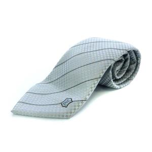 クラヴァット エク ネクタイ シルク グレー