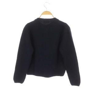 MARGARET HOWELL BIG POCKET CARDIGAN カーディガン ニット 長袖 2 ネイビー