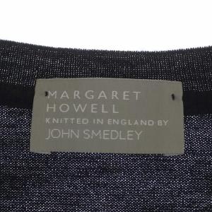 MARGARET HOWELL × JOHN SMEDLEY ニットベスト 2 チャコールグレー