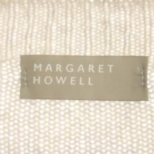 MARGARET HOWELL カシミヤラグランニット 2 グレージュ