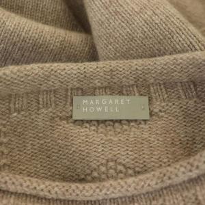 MARGARET HOWELL ニット モックネック カシミヤ混 2 ベージュ