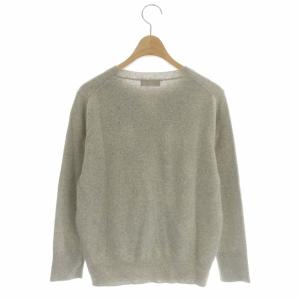 MARGARET HOWELL ニット アーガイル柄 2 ライトグレー