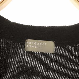 MARGARET HOWELL カーディガン カシミヤ混 2 チャコール