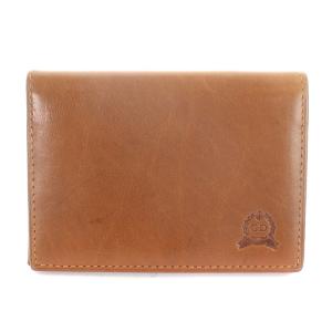 カードケース 二つ折り レザー ブラウン