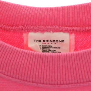 Shinzone PIZZA SWEAT ピザスウェット トレーナー 長袖 プリント F ピンク