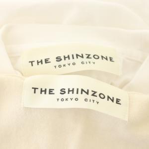 Shinzone BUSY KNIT カットソー プルオーバー 長袖 Vネック レイヤード 2点セット アイボリー